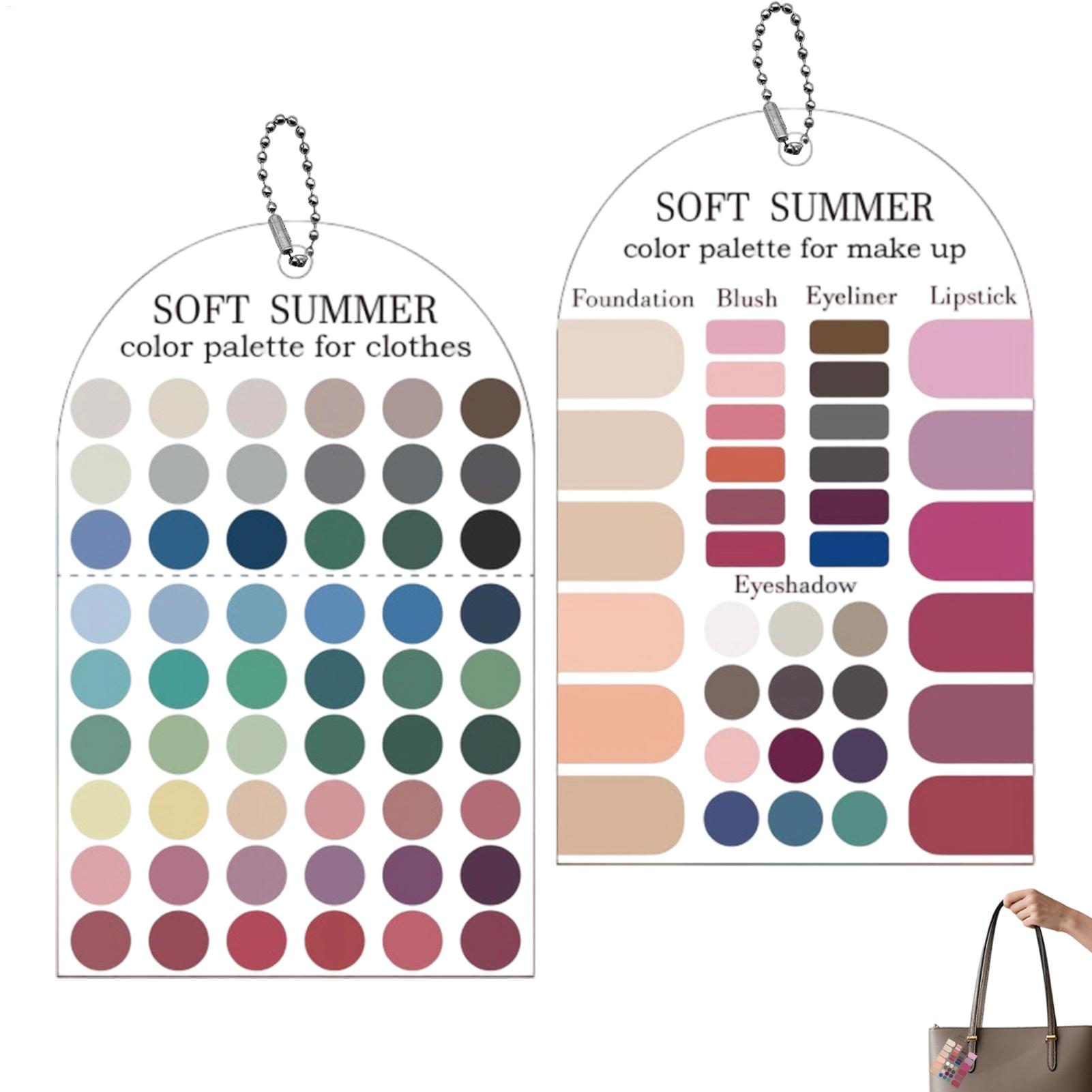 Summer Clothing Palette - 2 cartes de couleurs estivales douces