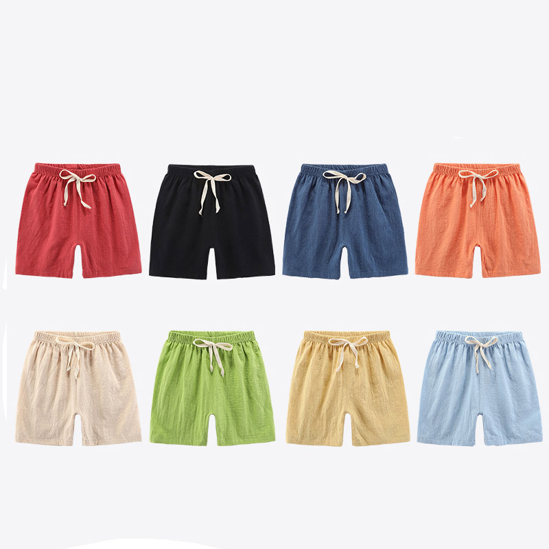 Summer Clothing Teens - Short coréen en coton et lin