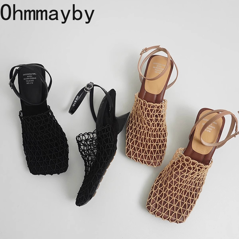 Summer Clothing Collection - Sandales de luxe ajourées pour femme,