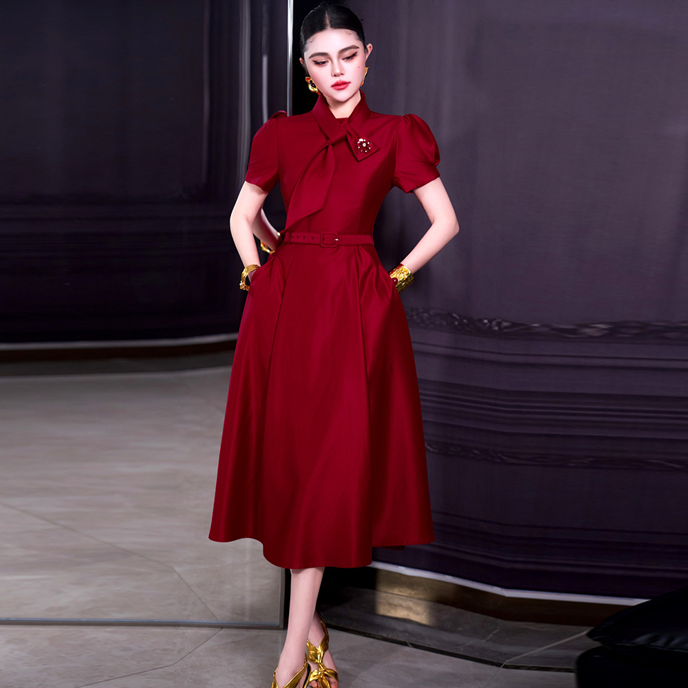 Summer Clothing Trends For Women 2026 - Robe rouge pour femme ZJYT, tendance