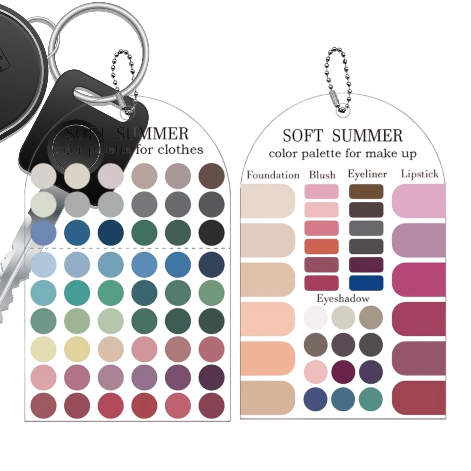 Summer Clothing Palette - Ensemble de cartes de correspondance des