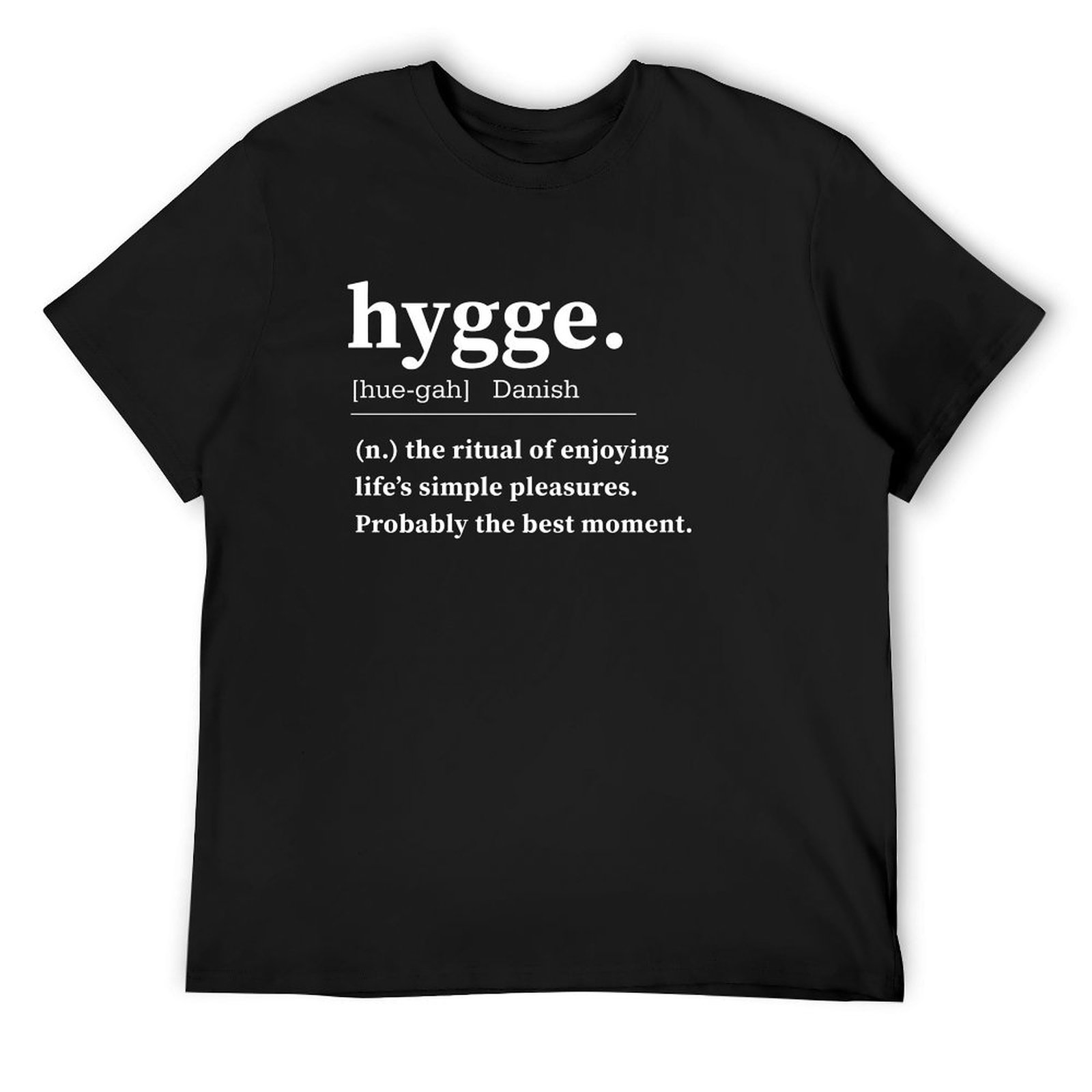 Summer Clothing Aesthetic - Hygge définition citation conception T-Shirt garniture