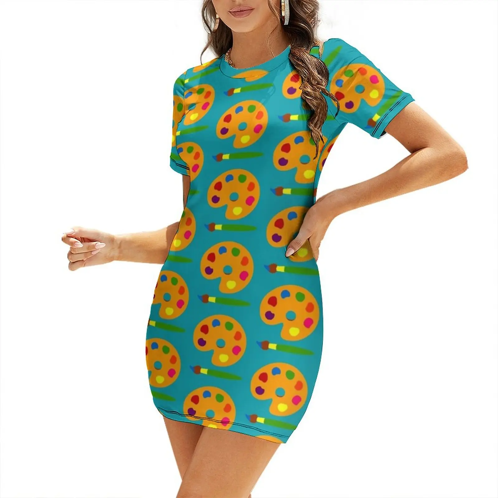 Summer Clothing Palette - Robe à manches courtes avec palette