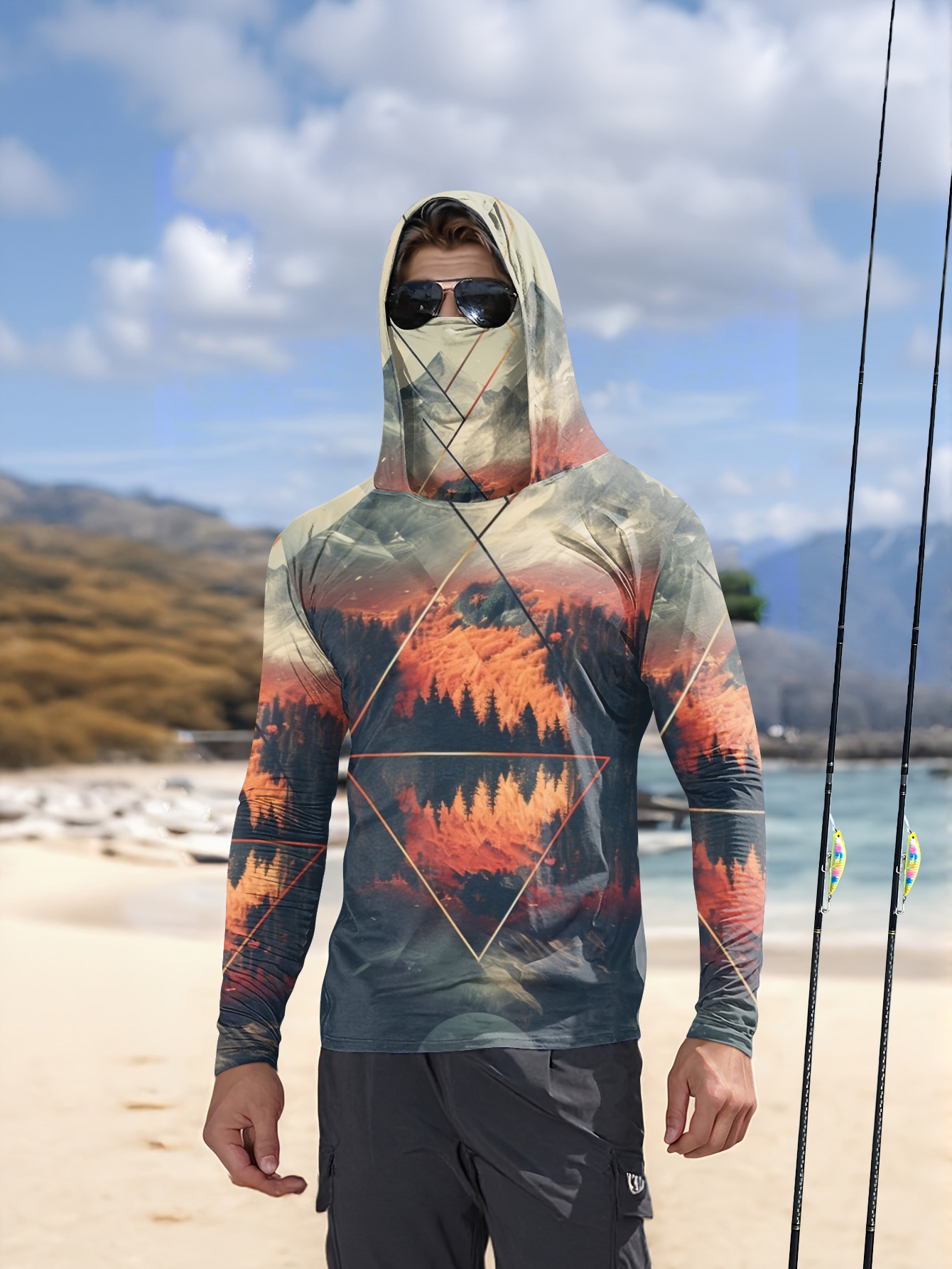 Sweat-shirt de pêche pour homm - Summer Clothing Types avis et prix