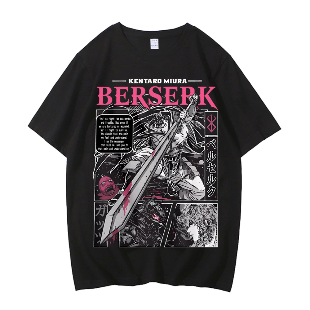 Nouveau T-shirt Anime Berserk  - Summer Clothing Good Quality avis et prix