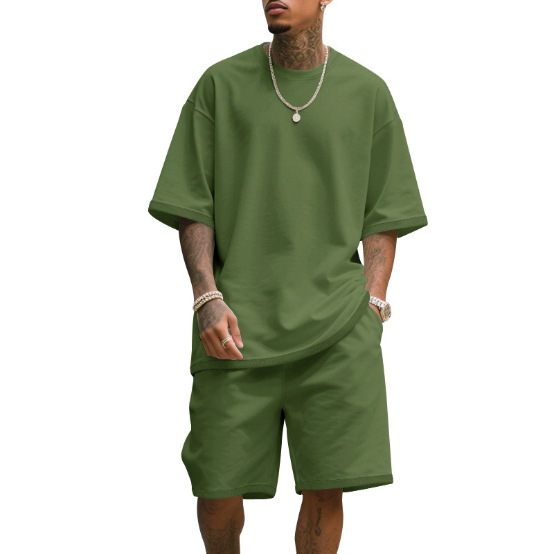 Ensemble décontracté deux pièc - Summer Clothing For Young Men avis et prix