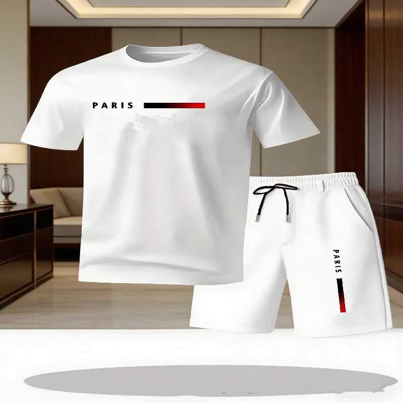 Ensemble deux pièces décontrac - Summer Clothing For Young Men avis et prix