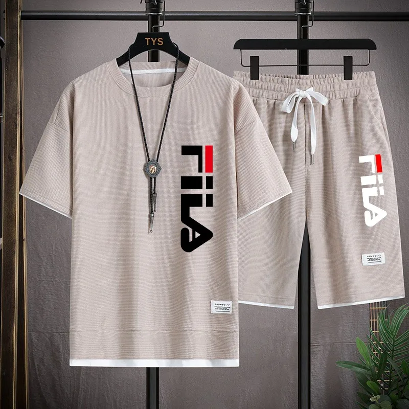 Nouvel ensemble 2 pièces pour  - Summer Clothing For Young Men avis et prix