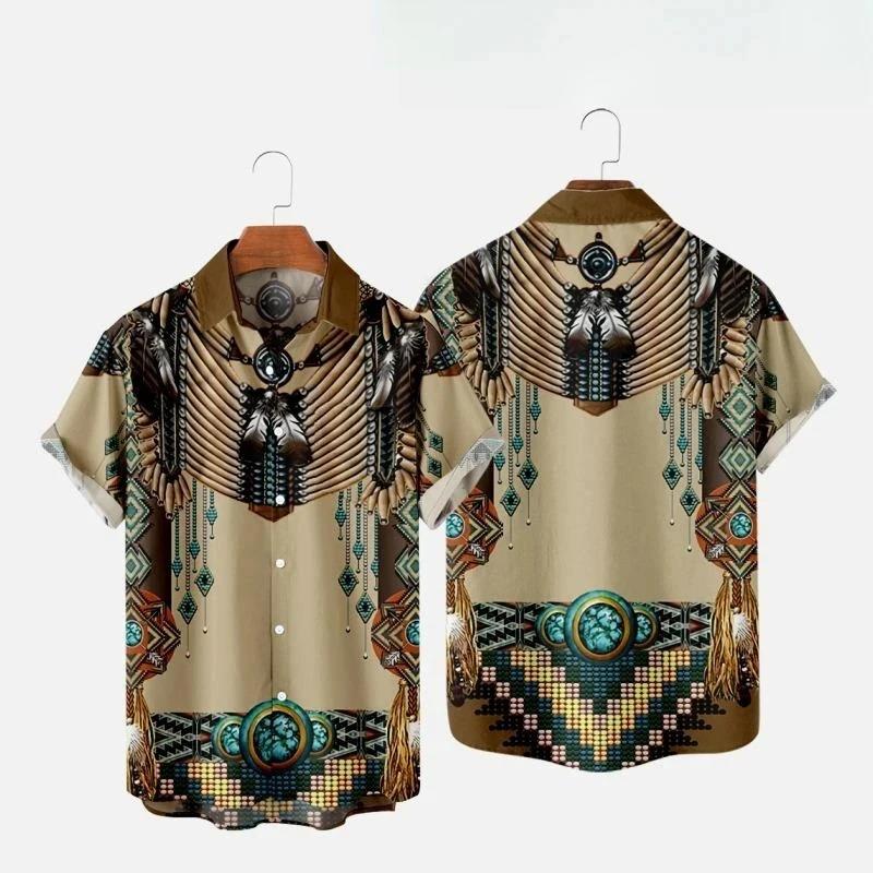 Chemises de plage imprimées 3D - Indian Summer Vintage Clothing avis et prix