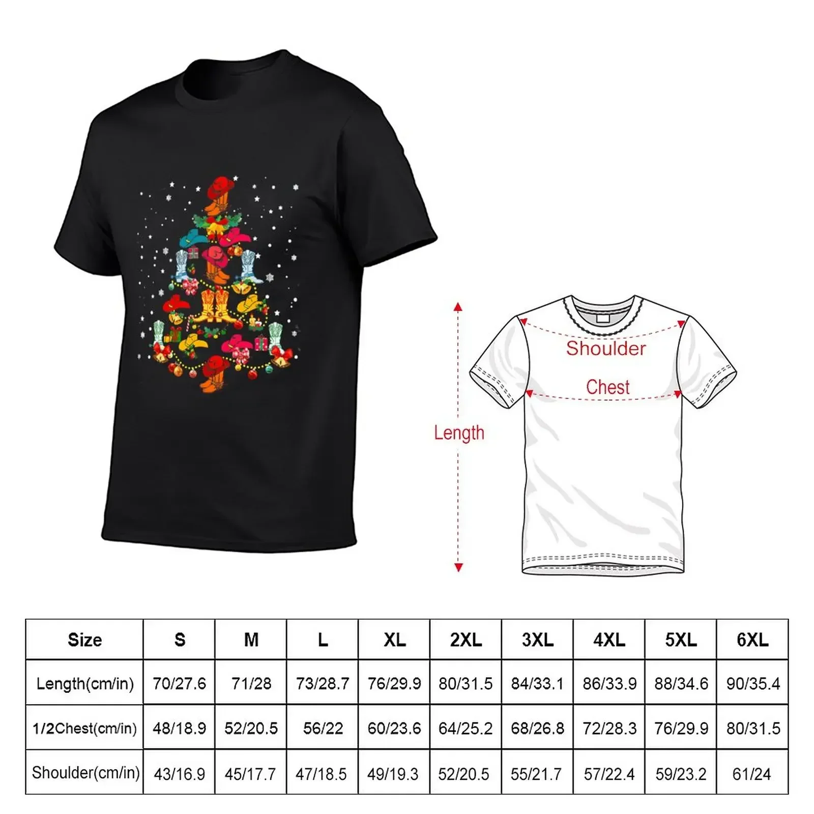 T-shirt Cowboy Boots Christmas - Summer Clothing Aesthetic avis et prix