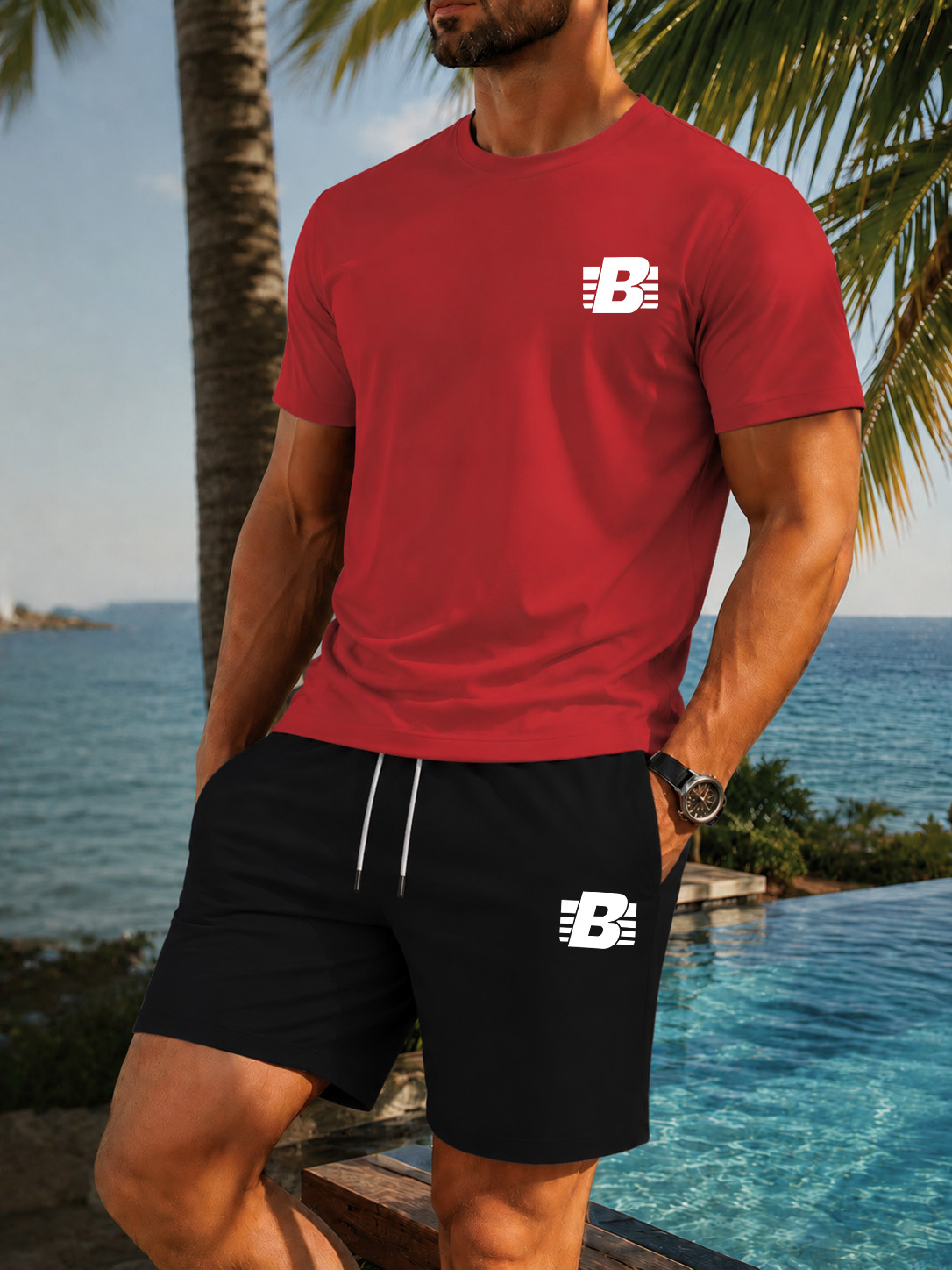 Ensemble de survêtement décont - Summer Clothing For Young Men avis et prix