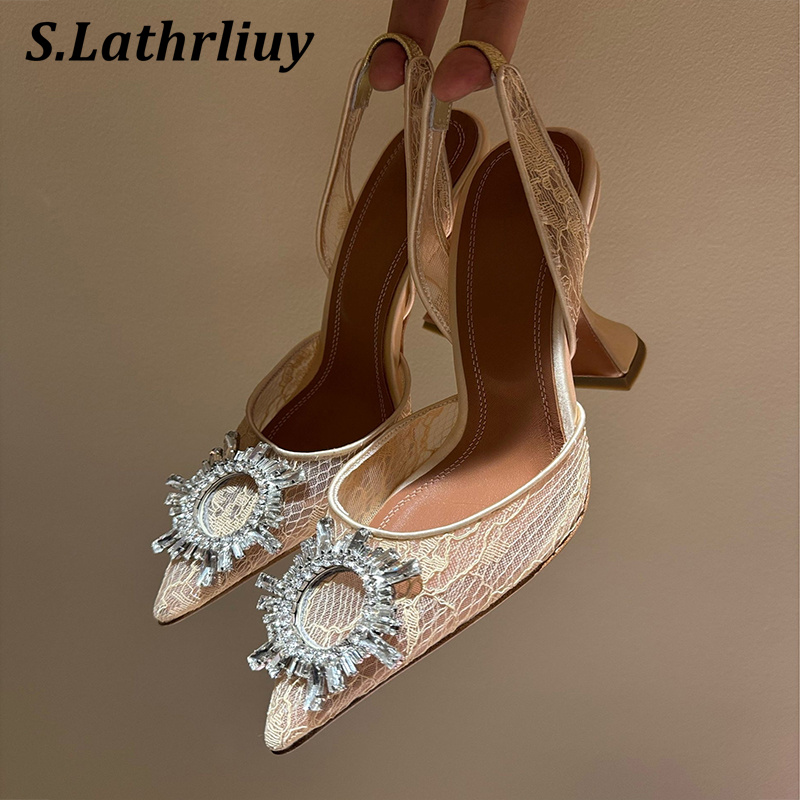 Sandales strass fleur bout poi - Summer Clothing Collection avis et prix