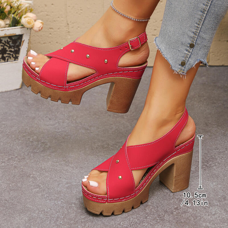 Vintage Super haut talon sangl - Summer Clothing Collection avis et prix